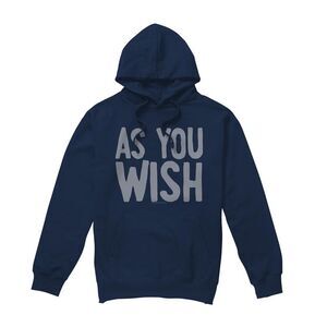The Princess Bride Unisex Adult As You Wish Hoodie / Navy